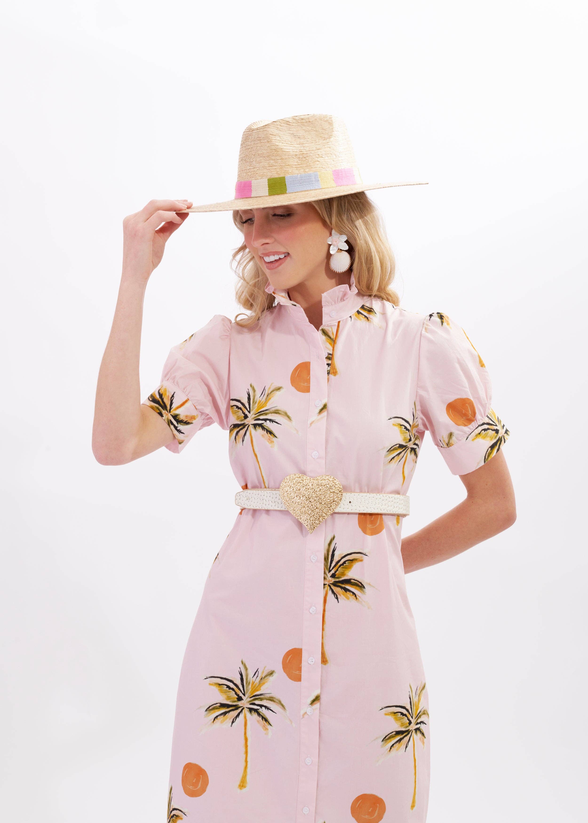 Kathleen Maeve – Vestido - Mulher por atacado – Vestido Palma | Sun Coco Rosa6