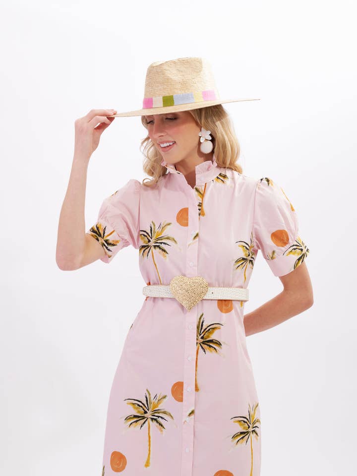 Kathleen Maeve – wholesale Dress – Women's – Palma Dress | Sun Coco Pink6