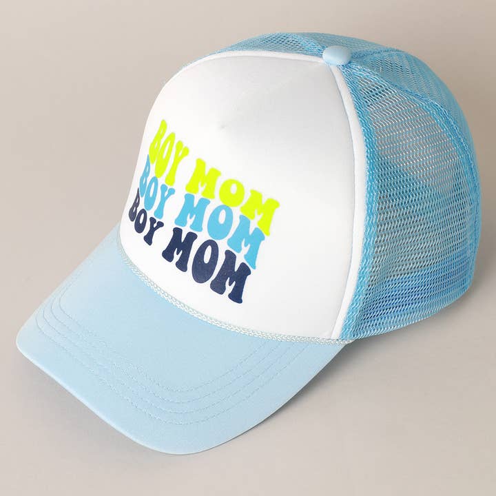 Fashion City - Wholesale Trucker Hat - Women's - BOY MOM Foam Trucker Hat