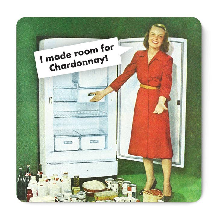 Spazio per Chardonnay - Magnete per la vendita all'ingrosso da parte di The Raccoon Society