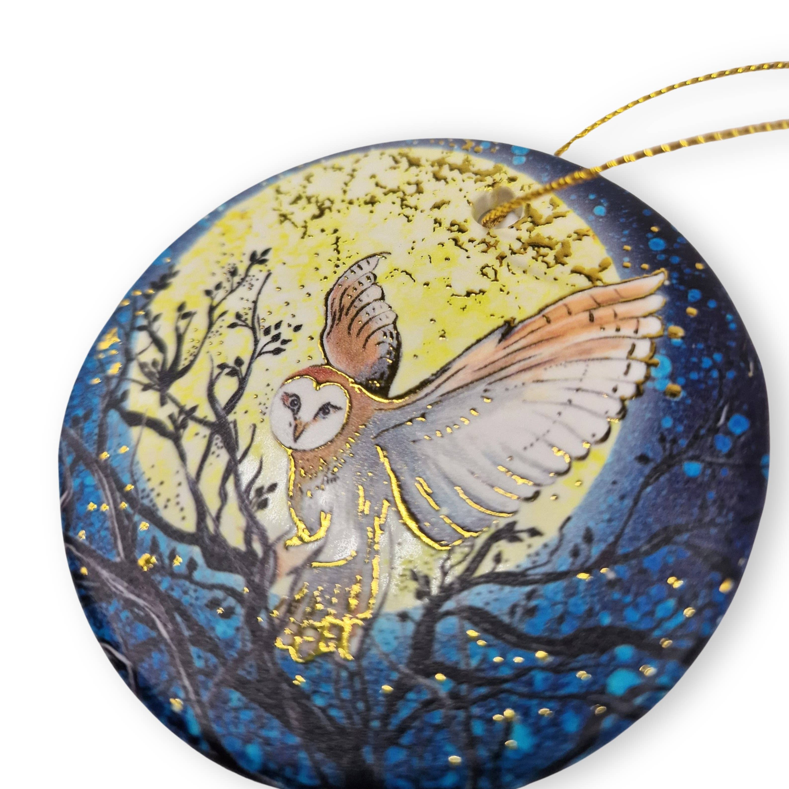 By Jo Crafts - Vente Objets de décoration - Décoration suspendue arbre hibou & cerf12