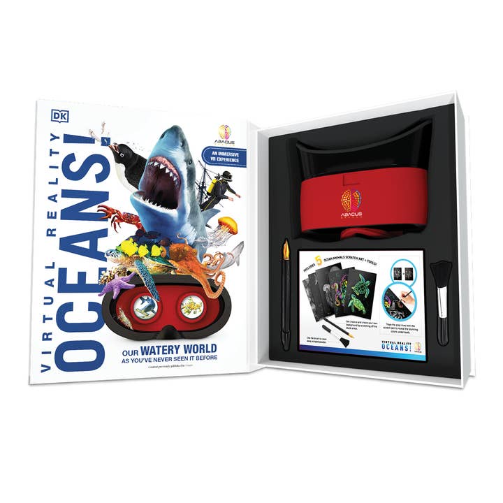 Abacus Brands, Inc. - Wholesale Book - Kids - Virtual Reality Discovery Gift Set w/ DK Book - Oceans!