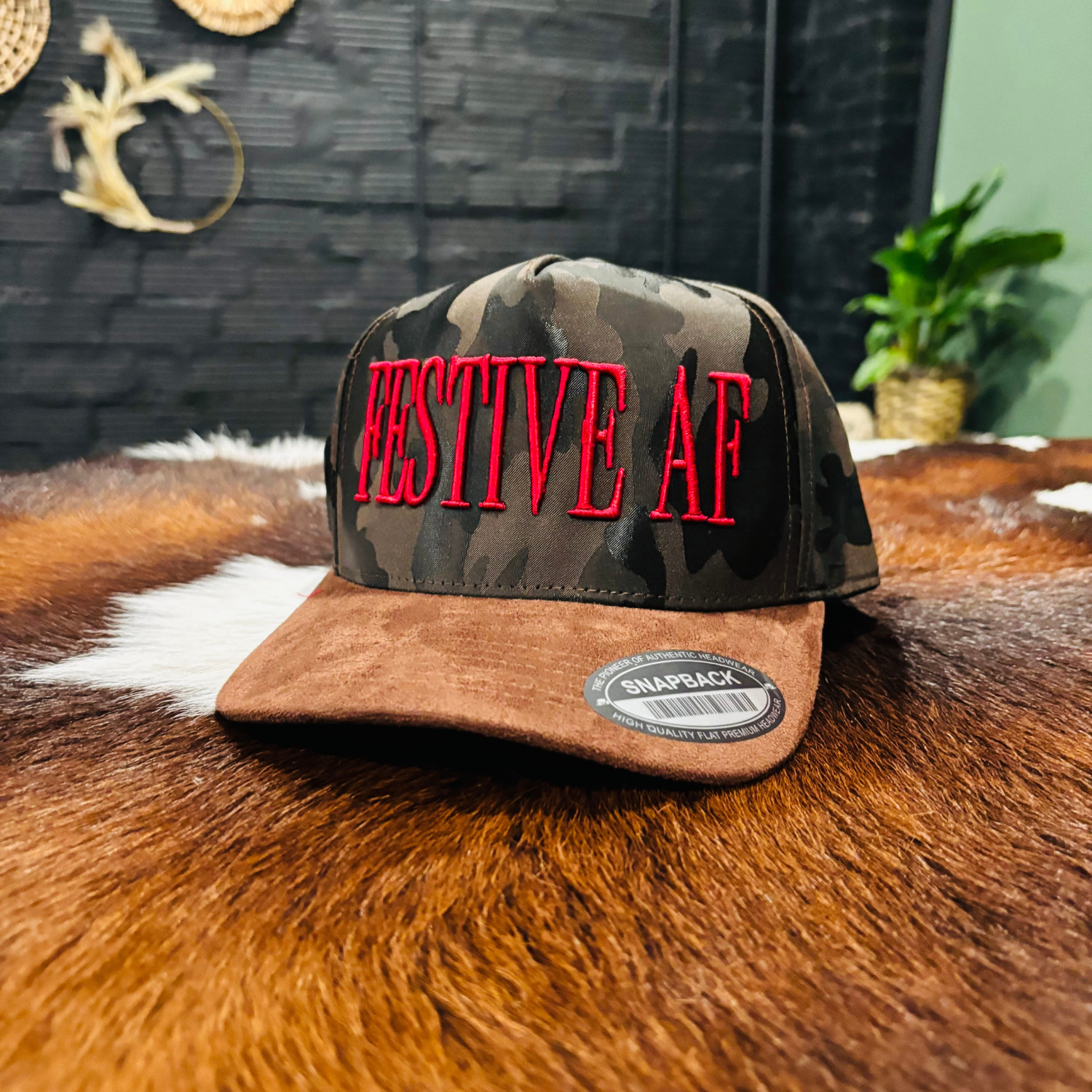 Dirt Road Design - Wholesale Trucker Hat - Unisex - FESTIVE AF0