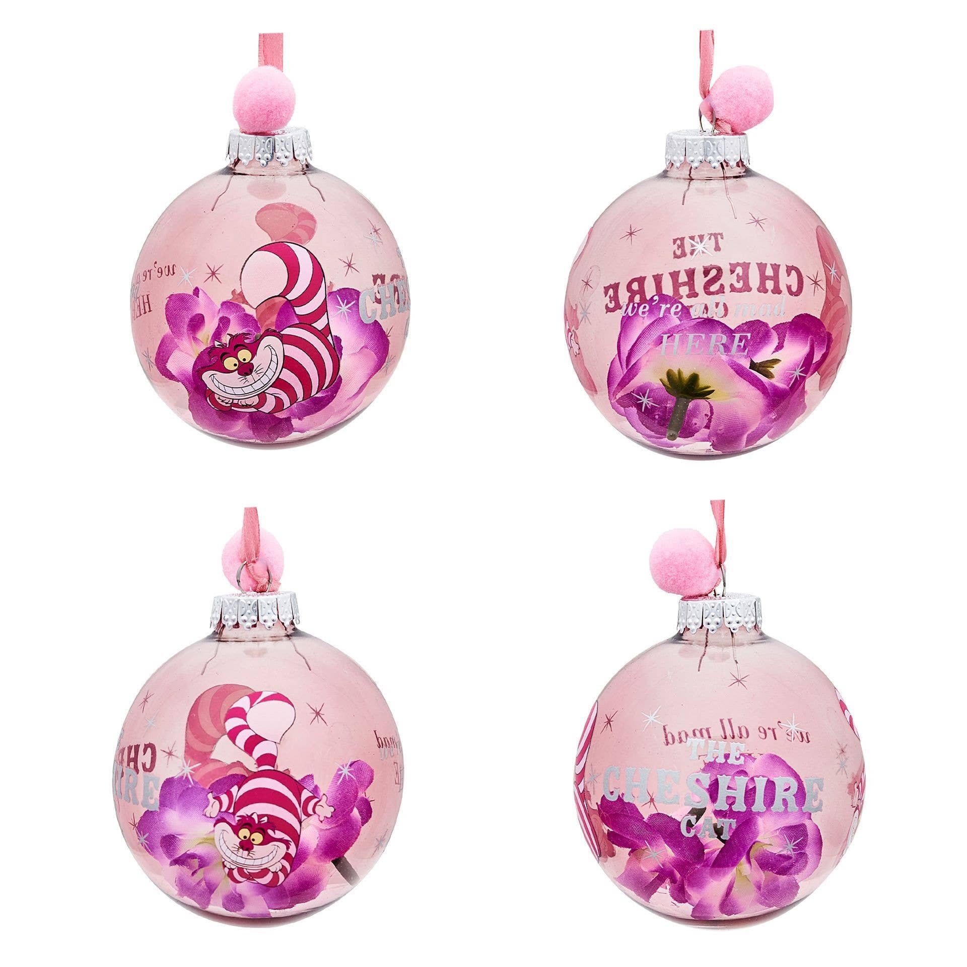 WIDDOP and Co. - Wholesale Christmas Decoration - Disney Set of 7 Baubles - Alice In Wonderland6