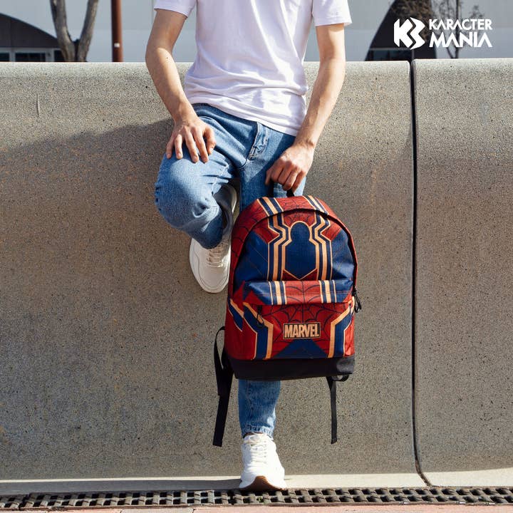 Mochila Marvel Spiderman Drop-FAN HS 2.2 por atacado de KARACTERMANIA