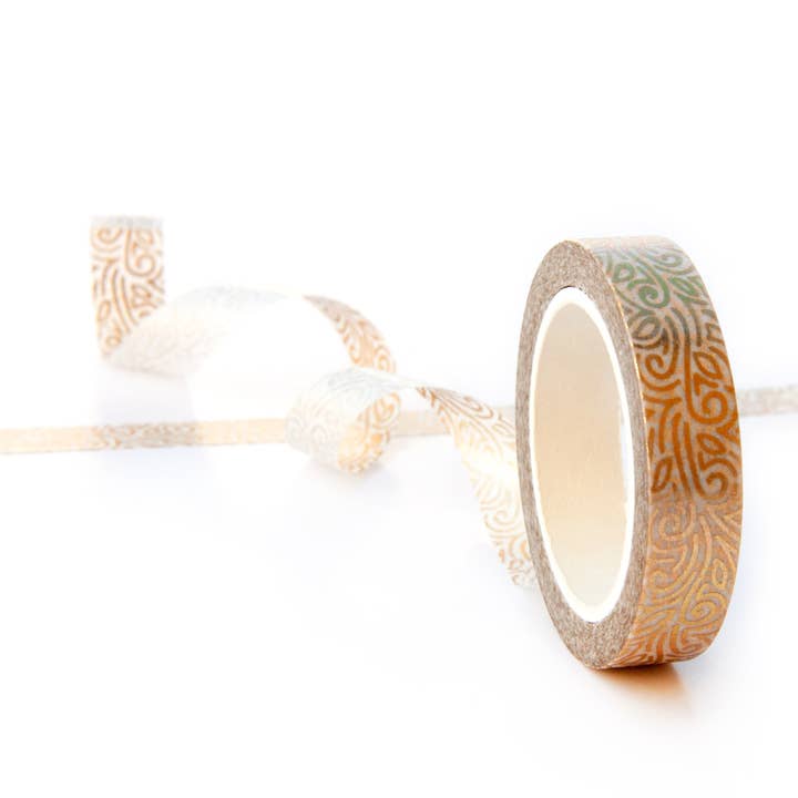 Willwa – wholesale Washitejp – Guld Rivendell Washi Tape