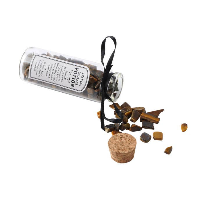 CGB Giftware - Wholesale Spiritual Stone/Crystal - Enchanted Emporium 24pcs Crystal Potion Bottles