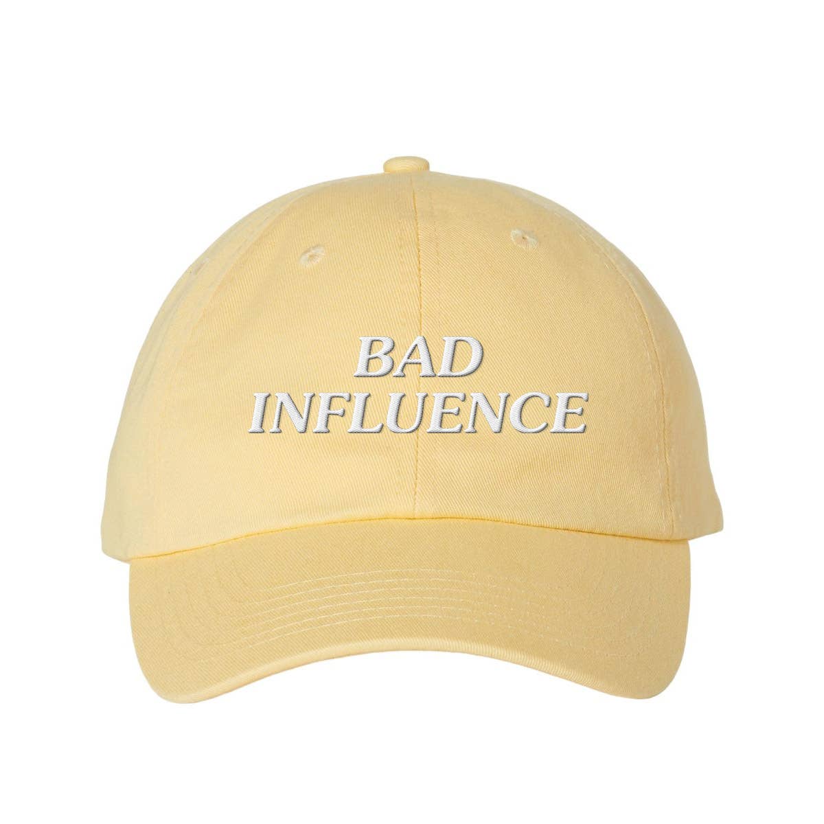 Lucky Luna Apparel - Wholesale Baseball Cap - Women's - Bad Influence Embroidered Dad Hat12