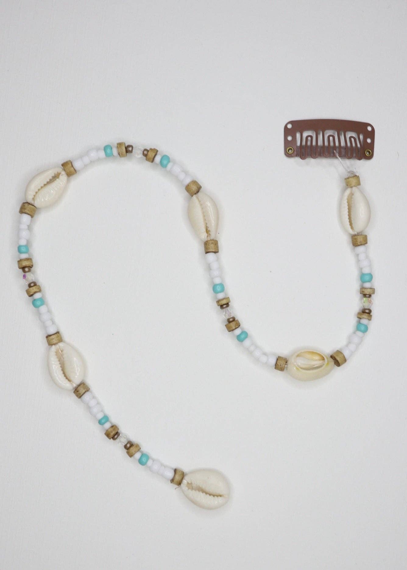 Brielle's Shells - Wholesale Hair Extensions - Multi-Shell Beaded Mermaid Extension7