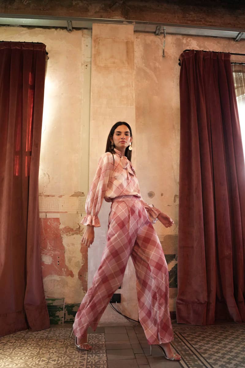 candy❣️ Agatha blouse set up gray candy❣️ up Agatha blouse set gray