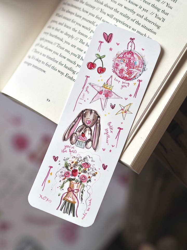Spring Doodles Bookmark (Perfect For Mum) for wholesale by Made by Leah