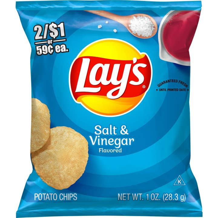 Lay's Salt & Vinegar - 50ct-1 OZ bag for wholesale by Horizon Top Market