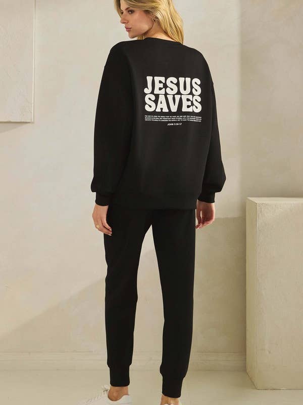 Jesus redder ultra behageligt joggersæt for engroshandel hos Yelete