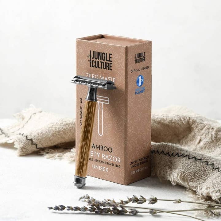 Jungle Culture - Wholesale Razor - Bamboo Safety Razor - Unisex Eco-Friendly Razors, Zero Waste