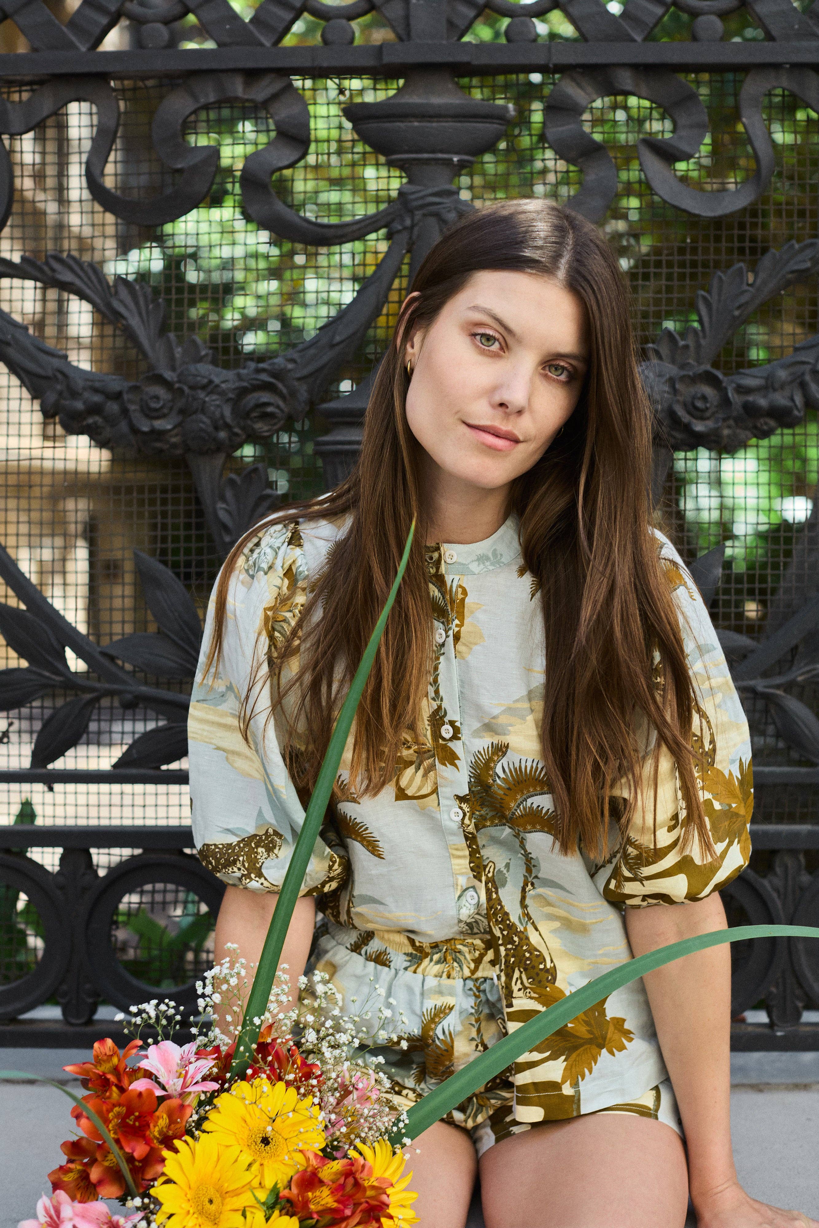 Las Sureñas – Engroshandel Skjorte med buttondown – til kvinder – Ballon Skjorte Ipanema0