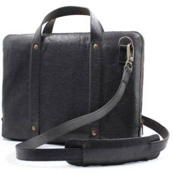 Mallette mince 24h en cuir de chèvre Evo pour la vente par Kjøre Project