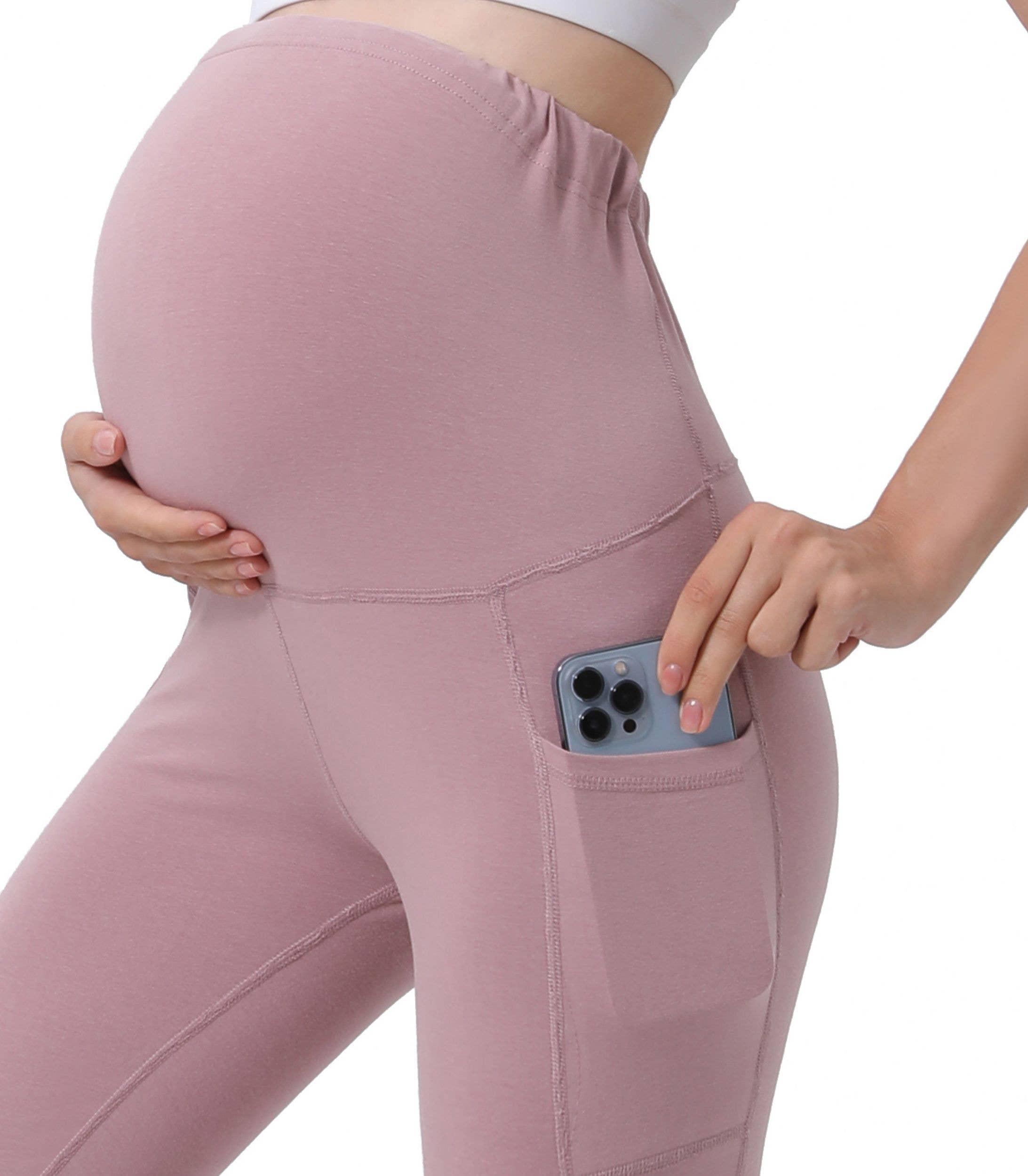 Alina Mae Maternity - Vendita all'ingrosso Pantaloni - Premaman - Pantaloni da Yoga Premaman con Tasche Collant Maternità23