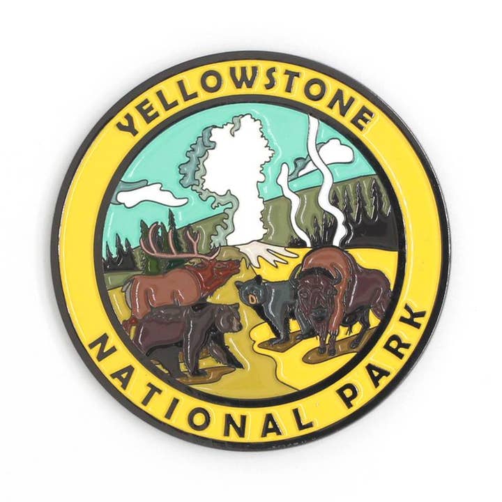 Yellowstone National Park Animal Wildlife Collectible Magnet for wholesale by Cre8Travel