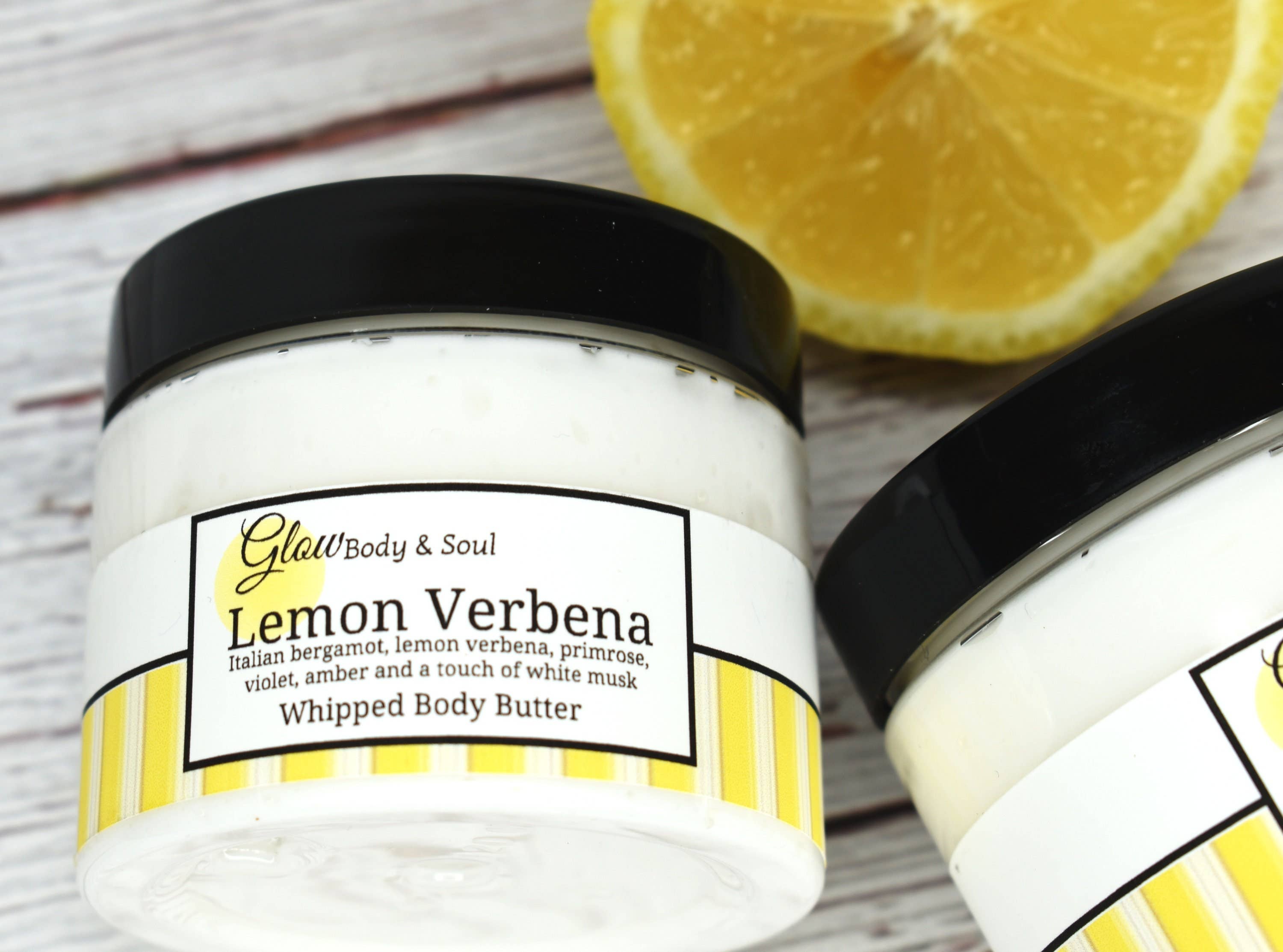 Glow Body and Soul - Wholesale Body Balm/Butter - Lemon Verbena Body Butter Paraben Free Body Butter2