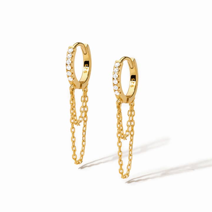 Huggies de elo de corrente por atacado de Sami Jewels