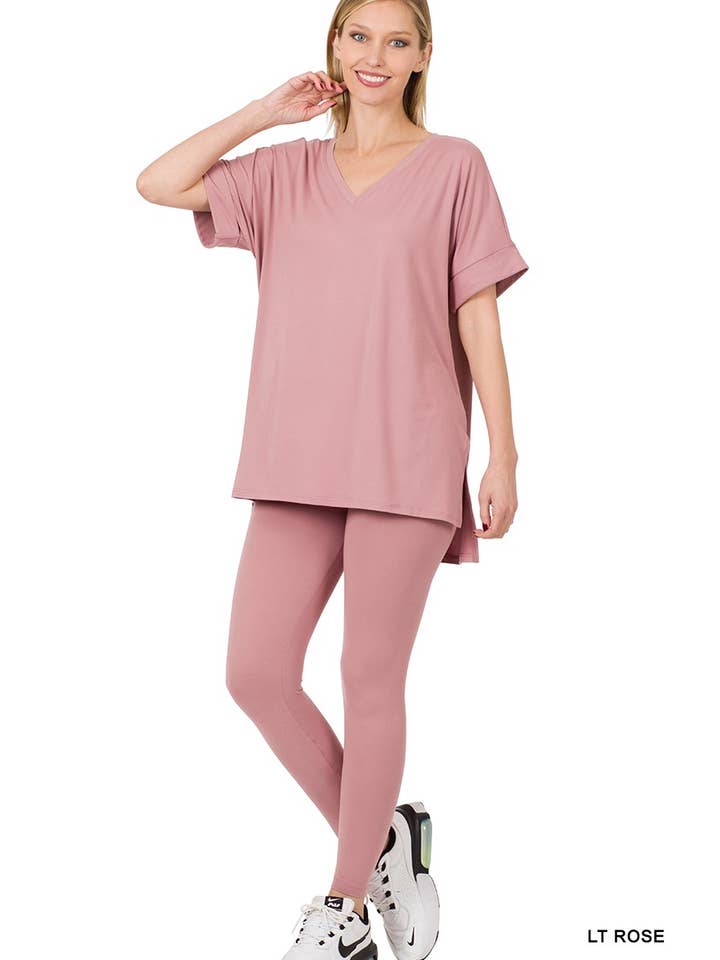 Vanilla Monkey - Wholesale Lounge Set - Women's - Brushed Dty Microfiber Loungewear Set16