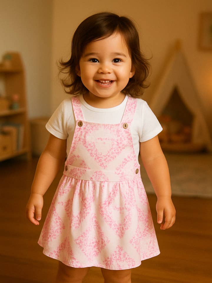 Blumiges britisches Sommerkleid für Kleinkinder für den Großhandel von Himmelberg Baby