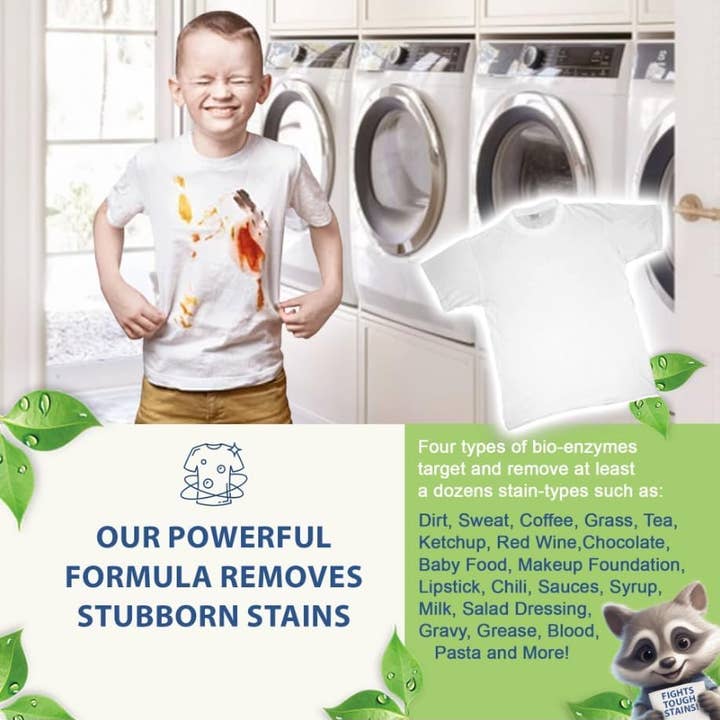 Morning Rain - Wholesale Laundry Detergent Powder/Pods - Eco Bio-Enzyme Garden Scent Laundry Detergent Sheet 180loads3