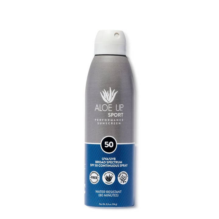 Aloe Up Sun & Skincare - Wholesale Sunscreen - Sport SPF 50 Continuous Spray Sunscreen2