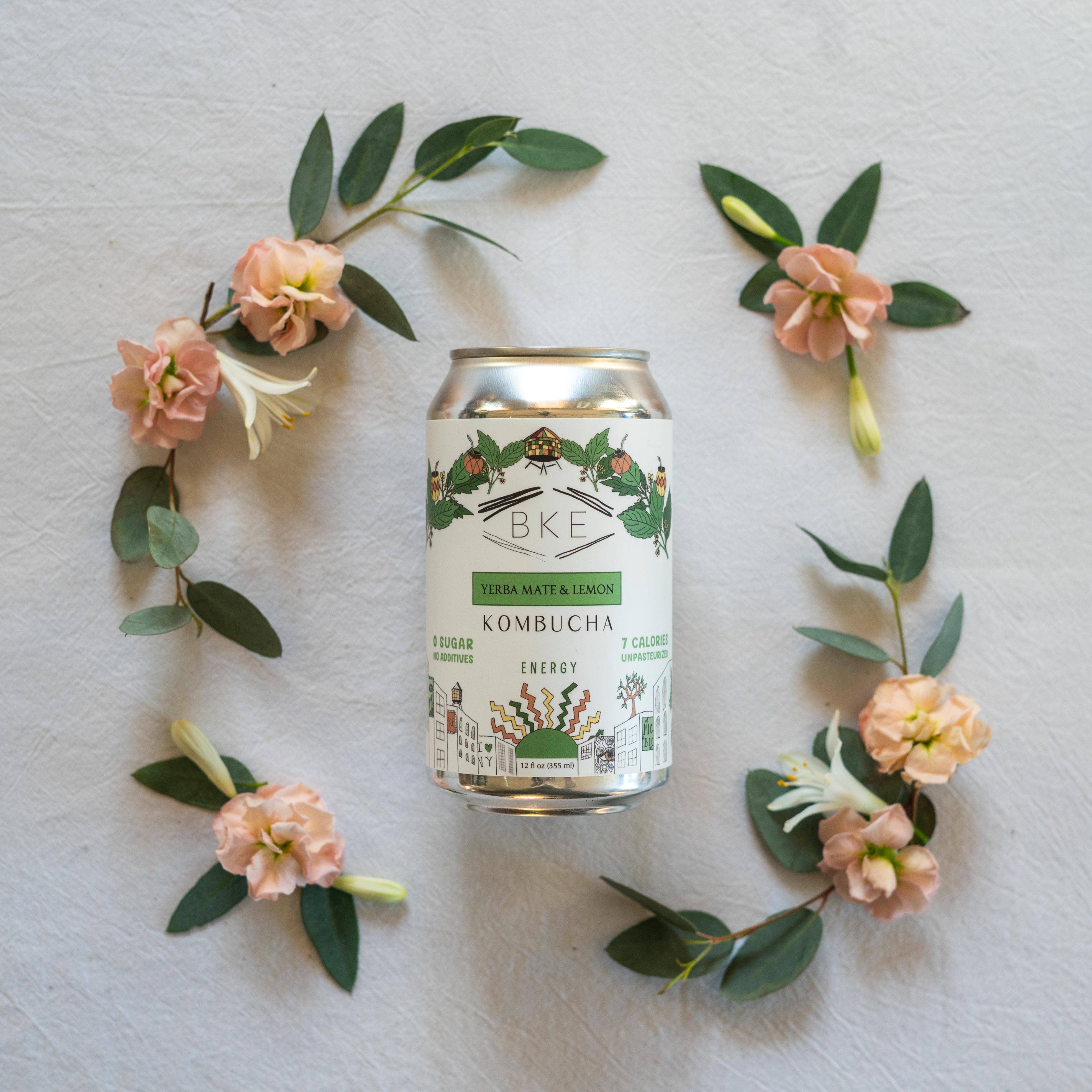 BKE Kombucha - Wholesale Kombucha - Yerba Mate Kombucha - Case of 122