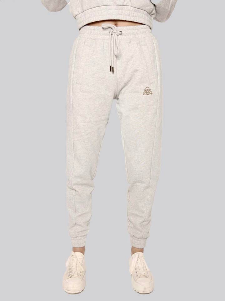 FTG-006: WELT POCKET JOGGER (HEATHER GREY) for wholesale by JONIMA