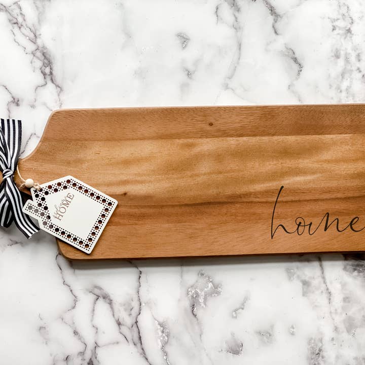 Set regalo Home Acacia Board Charcuterie per la vendita all'ingrosso da parte di Theba Handmade