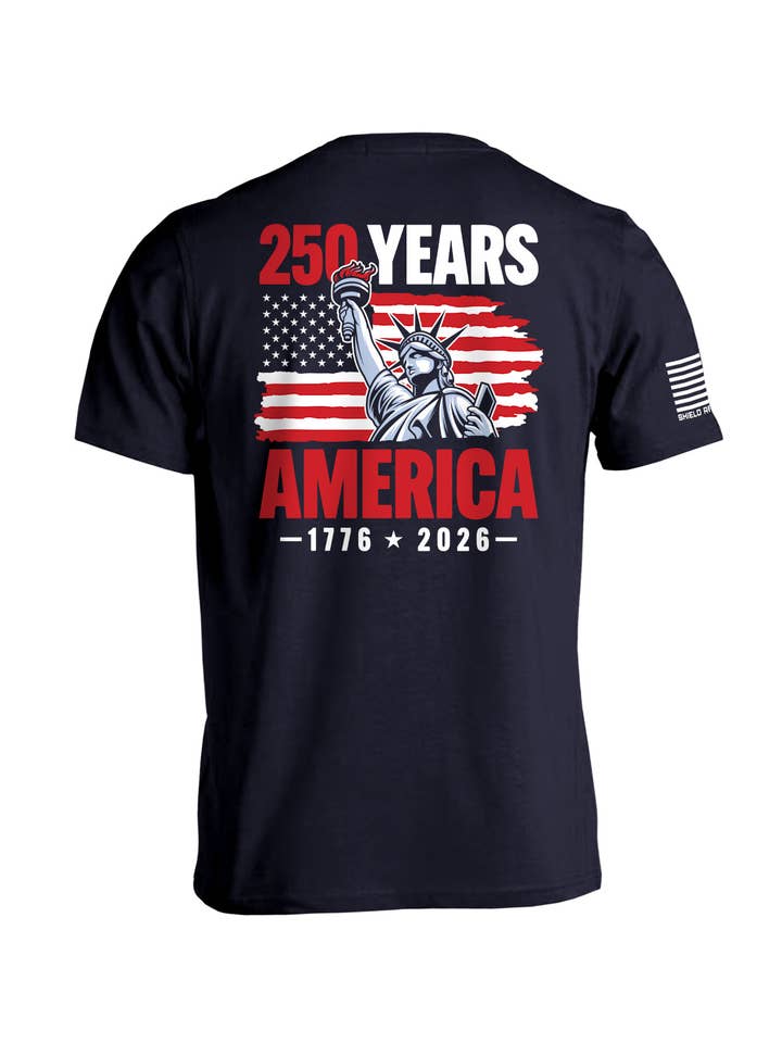 Shield Republic - Wholesale Screen Printed T-Shirt - Men's - 250 Years Statue of Liberty9