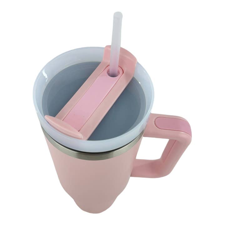 TAPA fashion - Wholesale Insulated mug/tumbler - 40oz Stainless Steel Tumbler With Handle, Straw, Lid CP4417-1 CP4415-4 CP4130-2.(6pc)31