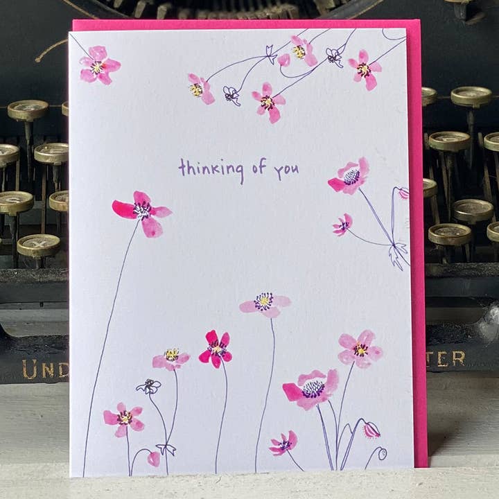 Tarjeta Pensando en ti para venta al por mayor de tiny farmhouse by Amy McCoy