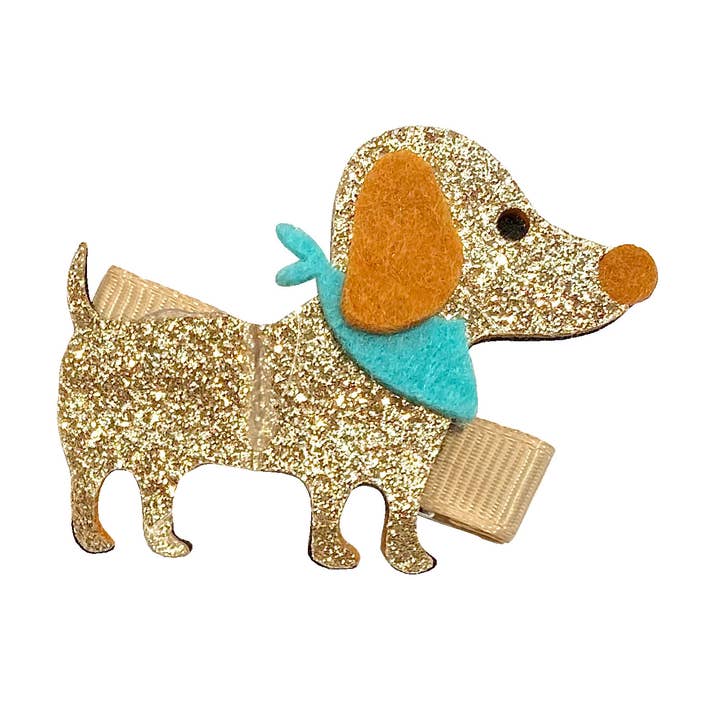 Clip per capelli con cagnolino marrone per la vendita all'ingrosso da parte di Teddy's