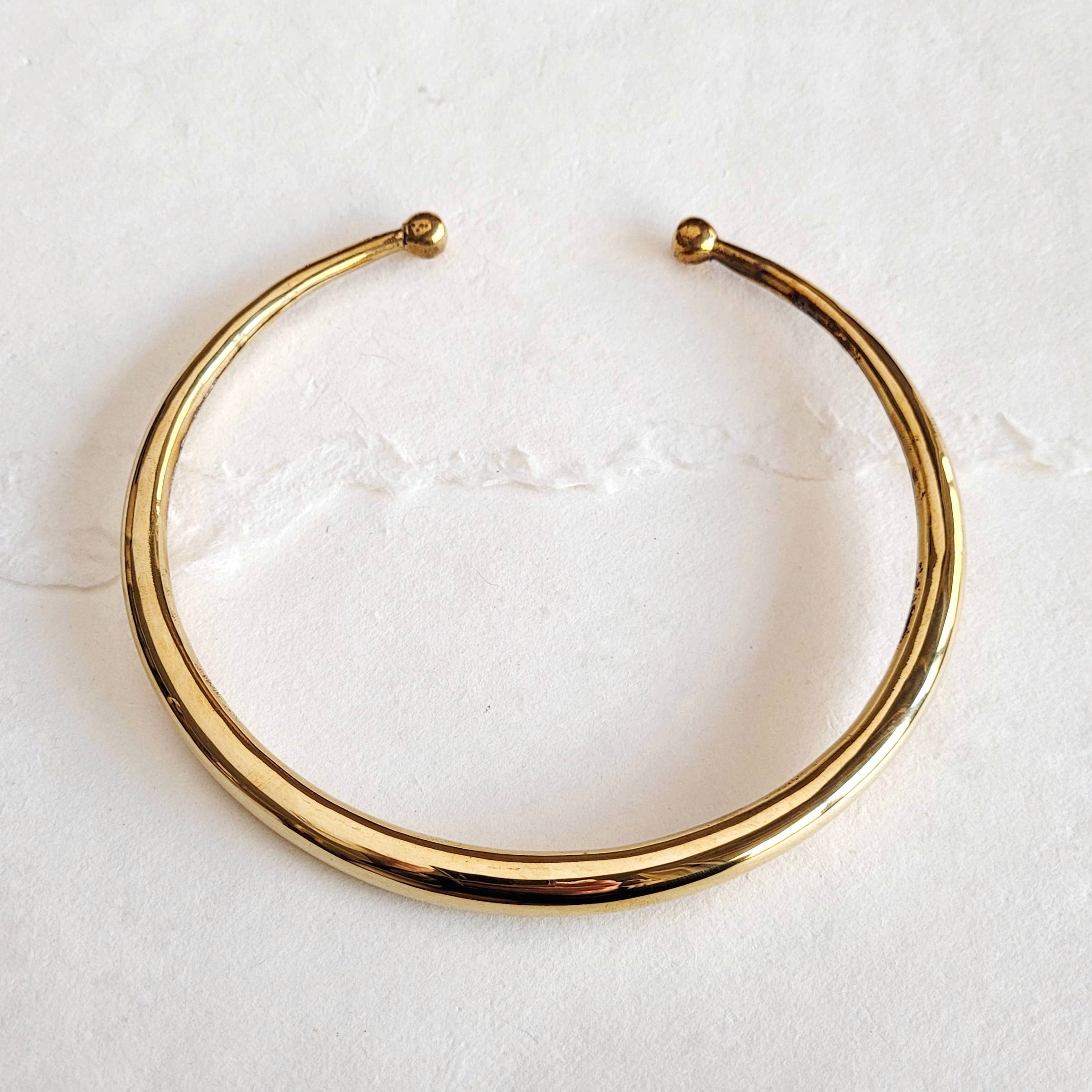 Bisjoux – wholesale Choker/Krage – Mässing Tunn Enkel tuareg krage halsband4