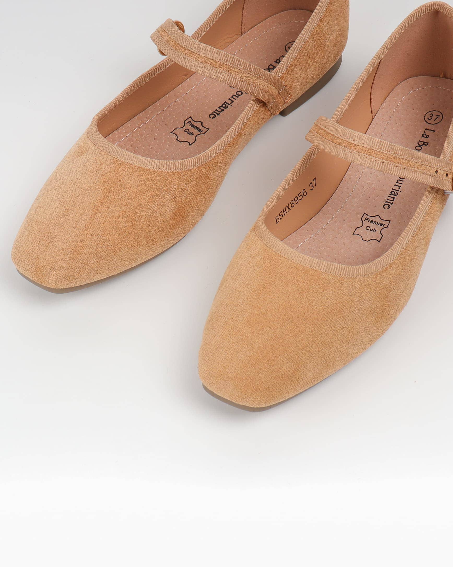 La Bottine Souriante - Wholesale Flats - Women's - Mary Jane Ballet Flats in Suede – Fine Buckle23