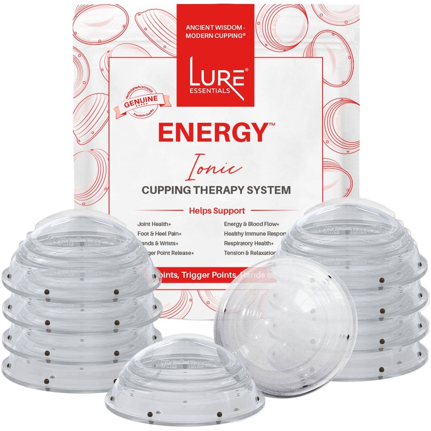Wholesale Ionic Energy - Cupping Therapy Set For Trigger Points & Joints  for your store - Faire