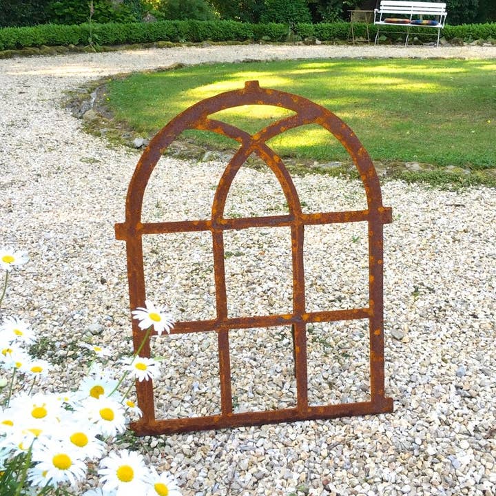 Antikas - Vente Bibelots/décorations d'extérieur - fenêtre en fer, mur de patio, fenêtre, mur de jardin