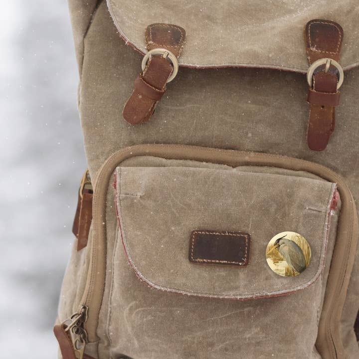 NatureCuts - Wholesale Lapel Pin/Button - Heron Pin, Heron Keychain, Heron Magnet 6