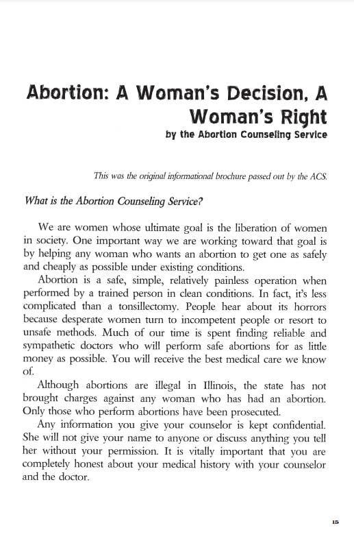 Microcosm Publishing & Distribution - Wholesale Social Sciences - Jane: Legendary Story of Underground Abortion Service (Zine)2