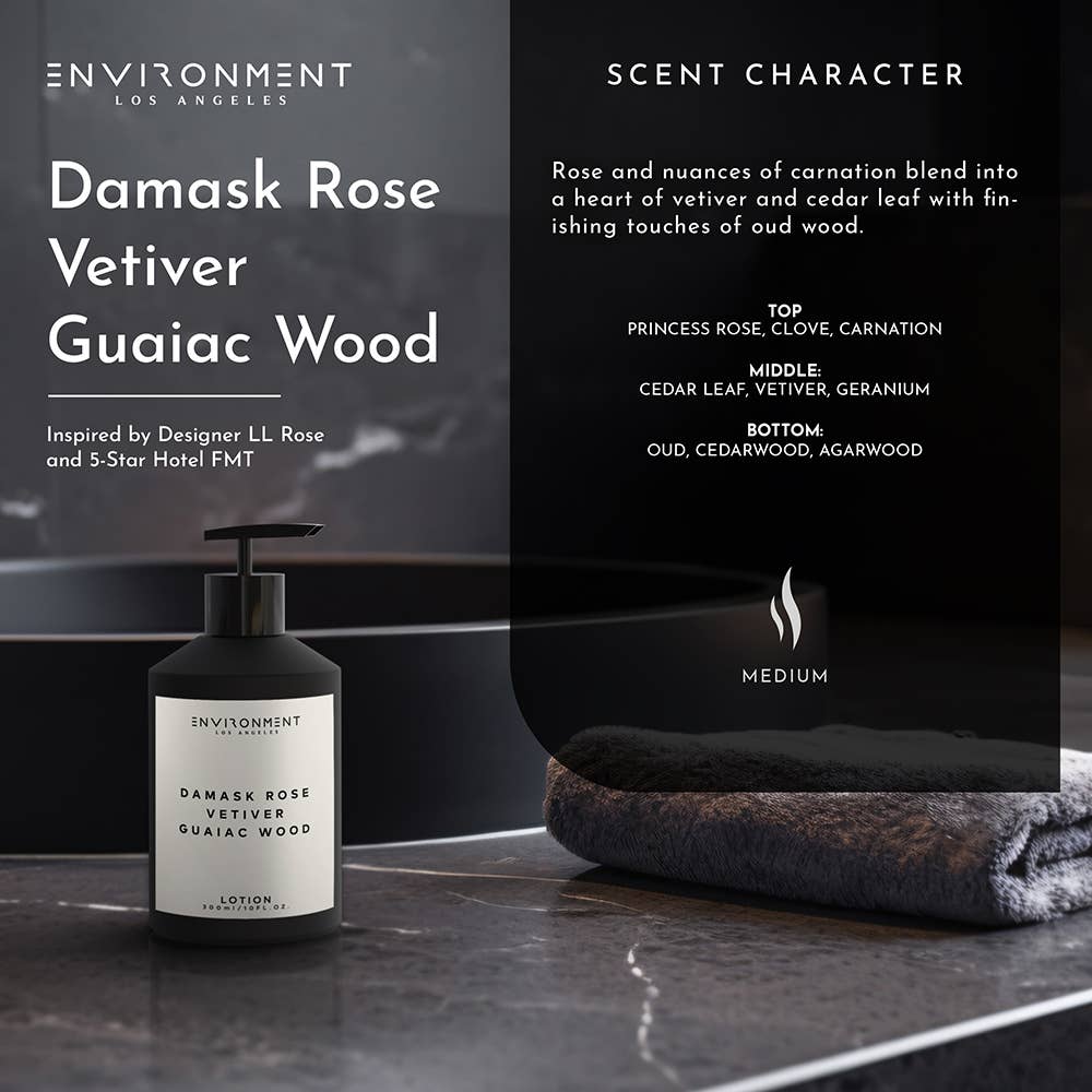 ENVIRONMENT - Wholesale Hand & Body Lotion - Inspired by Le Labo and Fairmont Hotel® Lotion Damask Rose5