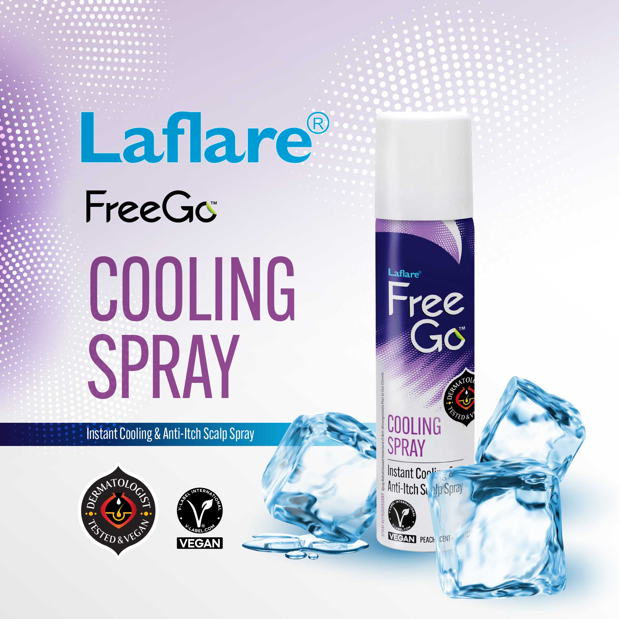 Laflare – wholesale Hair spray – Cooling Spray for Braiding, Wig & Weaving. Instantly Reduce Temperature & Relief Itchy Scalp and Skin, Vegan(Biotin, Tea Tree, Castor Oil) Travel Size1