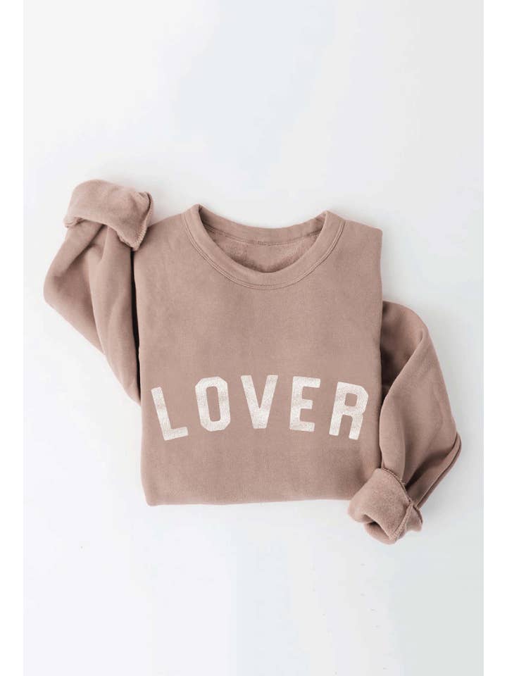 OAT COLLECTIVE - Wholesale Graphic Sweatshirt - Women's - LOVER Graphic Sweatshirt1