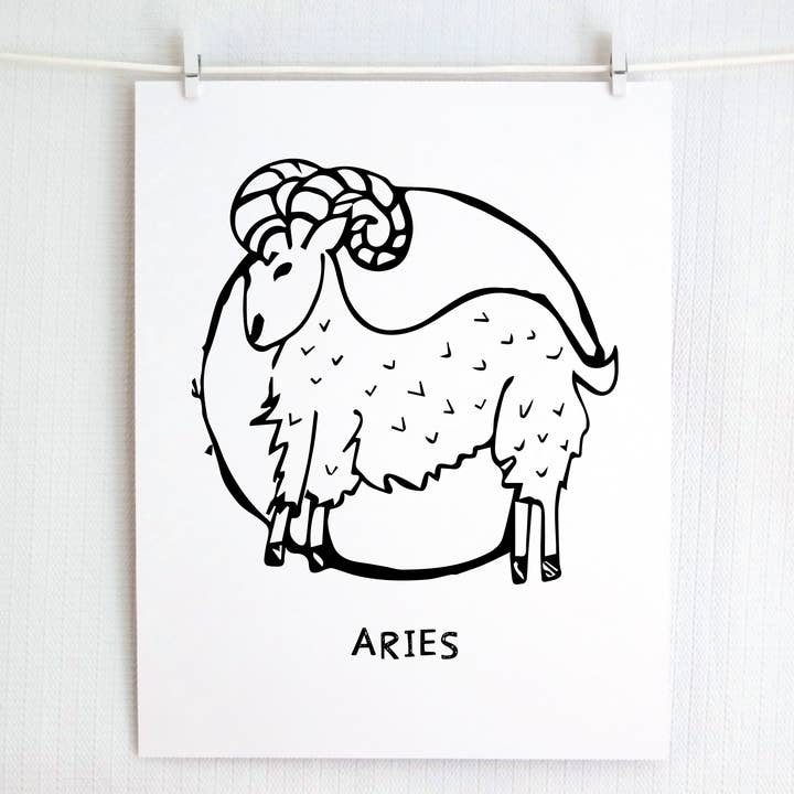 Segni dello Zodiaco: ARIETE per la vendita all'ingrosso da parte di Jamie Palmer Keating