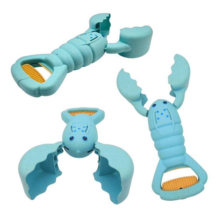 alldoro GmbH - Wholesale Beach/Pool Toy - Kids & Baby - Sand Snapper ecofriendly, blue sand gripper, crab design