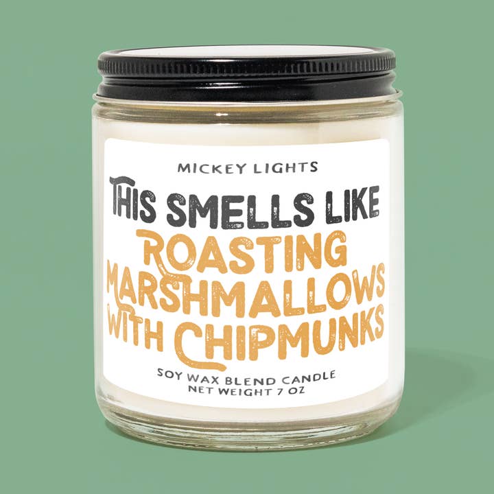 Arrostire Marshmallow con Tamia | Candela da 7 oz in Miscela di Soia per la vendita all'ingrosso da parte di Mickey Lights