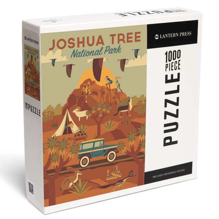 1000 PIECE PUZZLE Joshua Tree National Park, CA Geometric for wholesale by Lantern Press