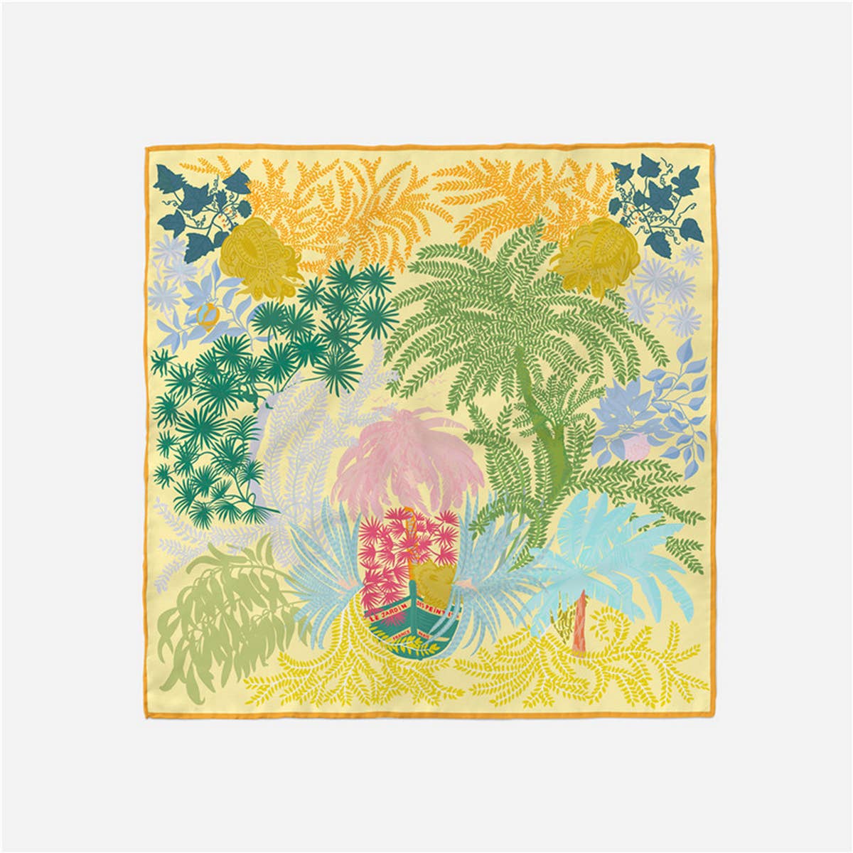 ACCITY - Wholesale Scarf - Women's - 20.9" Silky Satin Square Scarf – Sweet Cream Style_CWASC06421