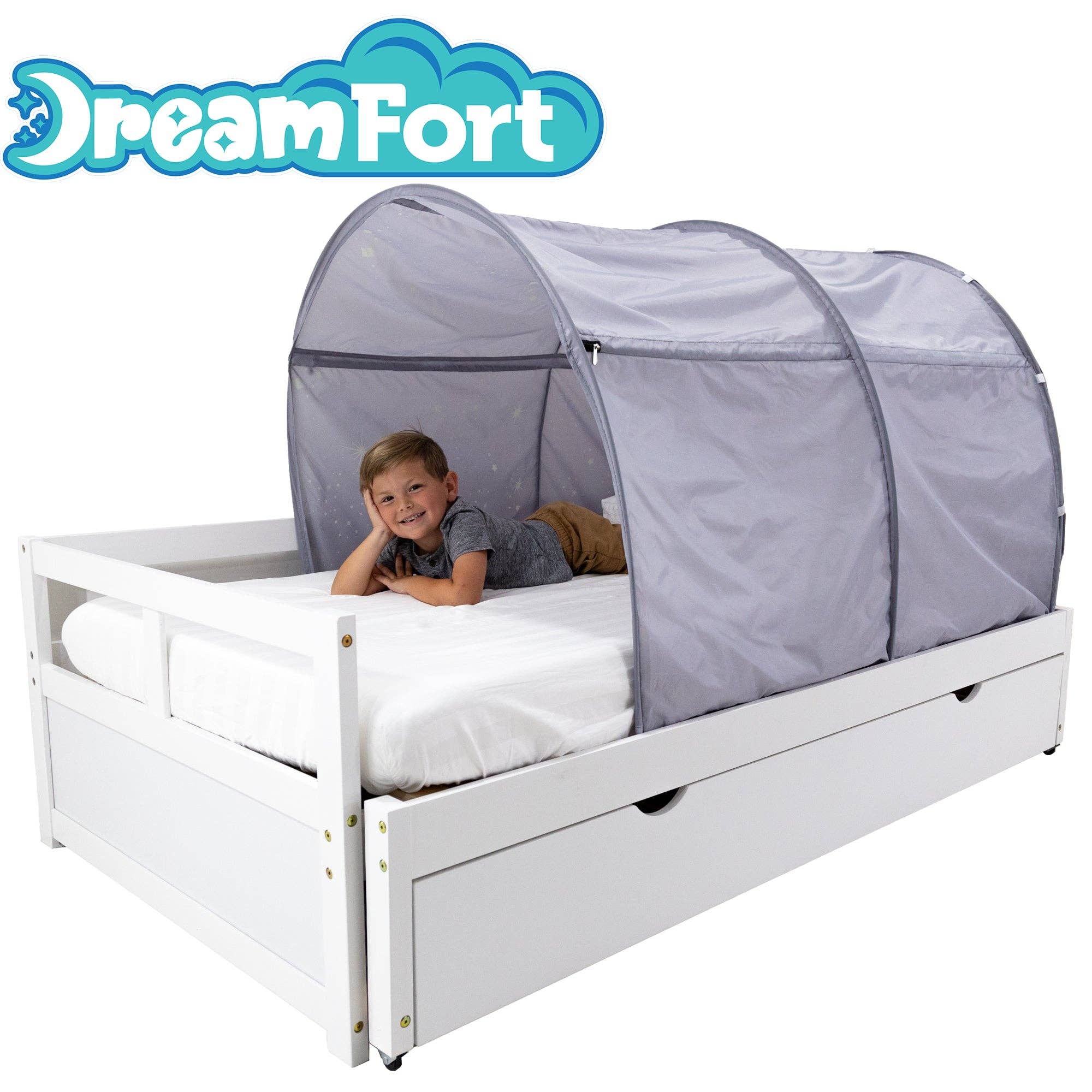 AirFort - Vente Tente – enfant - Le DreamFort Original - Avec des étoiles phosphorescentes !12